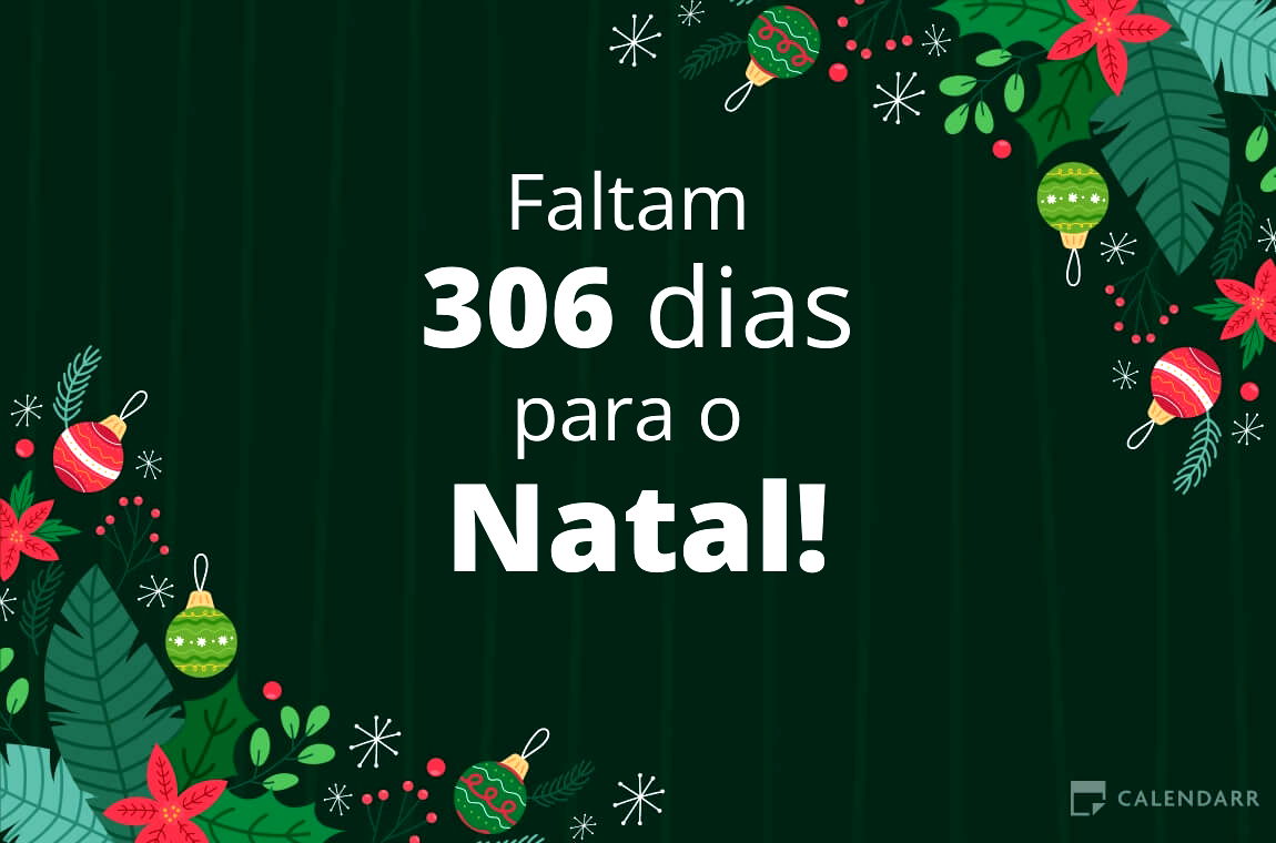 Descubra quantos dias faltam para o Natal - Calendarr