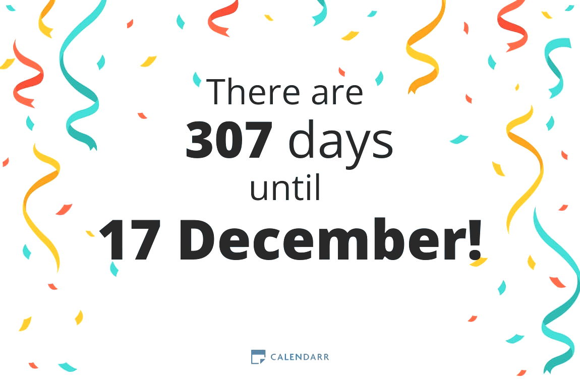 How many days until 17 December - Calendarr