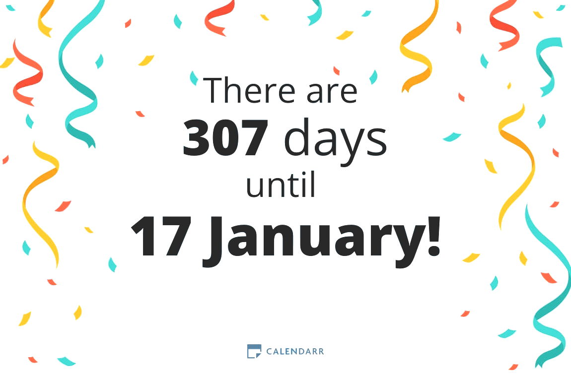 How many days until 17 January - Calendarr