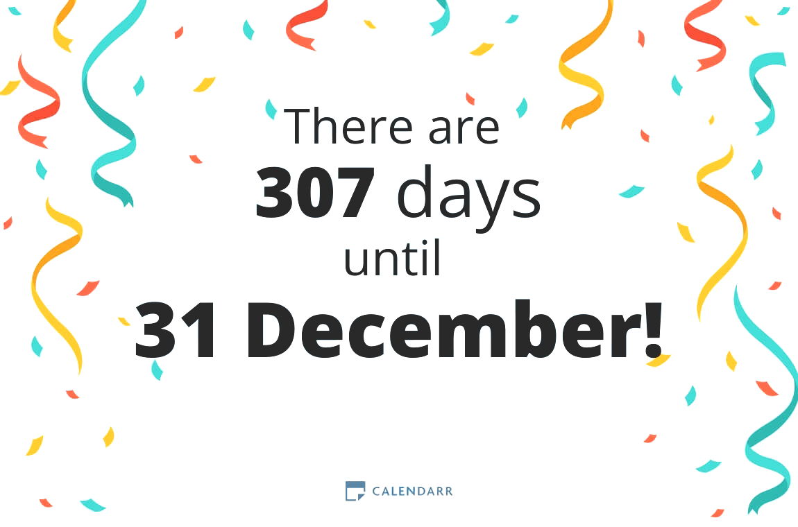 How many days until 31 December - Calendarr