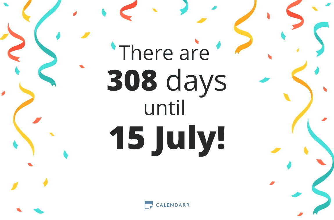 How many days until 15 July - Calendarr