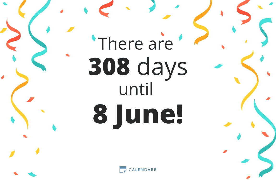 How many days until 8 June - Calendarr