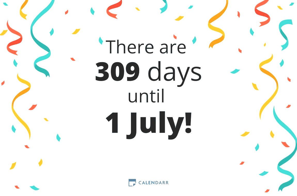 How many days until 1 July - Calendarr