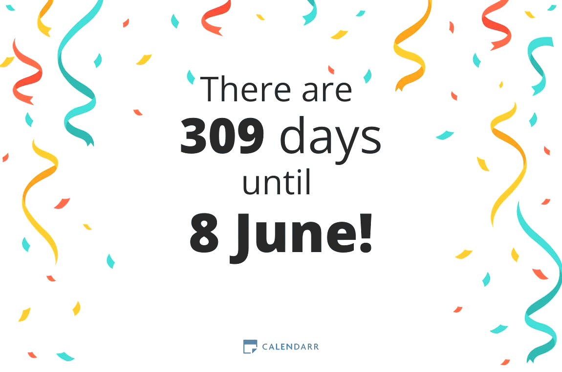 How many days until 8 June - Calendarr