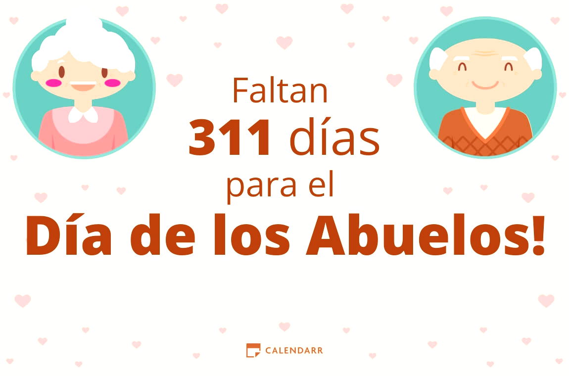 Descubre cuántos días faltan para  el Día de los Abuelos - Calendarr