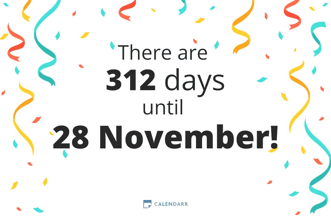 How many days until 28 November - Calendarr