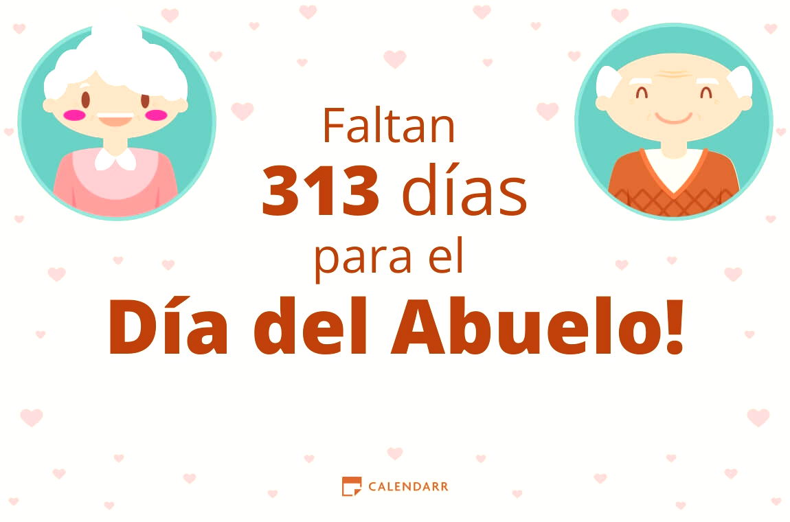 Descubre cuántos días faltan para  el Día del Abuelo - Calendarr