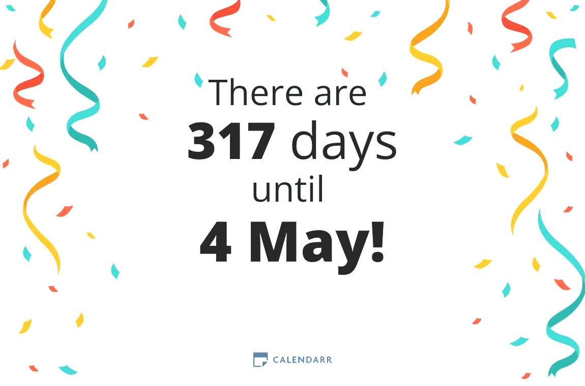 How many days until 4 May - Calendarr