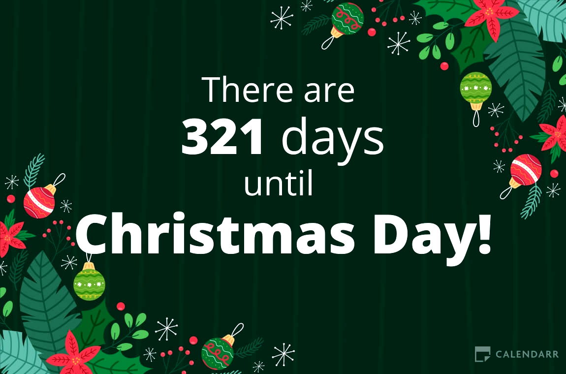 How Many Days Until Christmas 2025 Usa Calendar