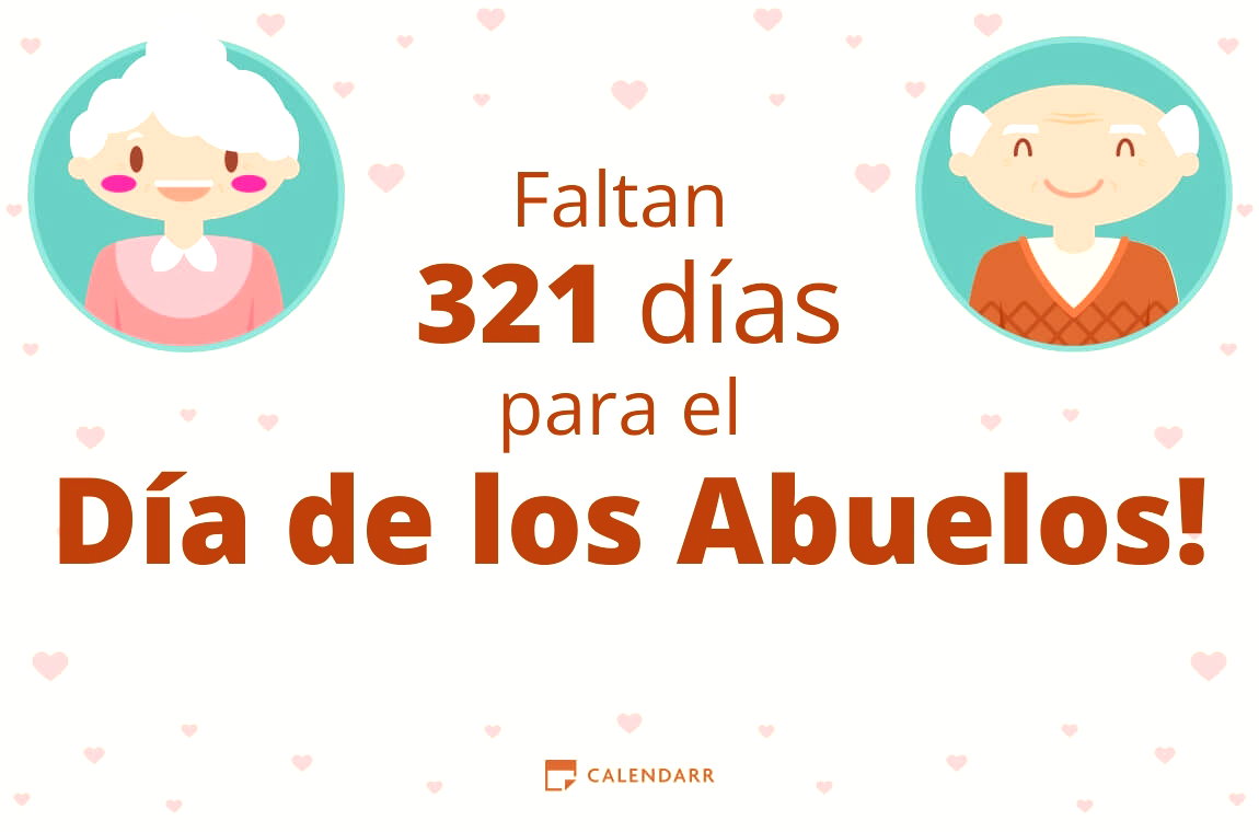 Descubre cuántos días faltan para  el Día de los Abuelos - Calendarr