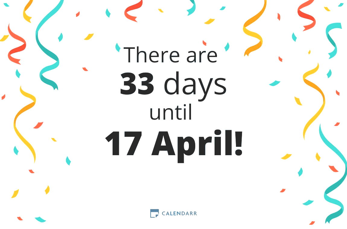 How many days until 17 April - Calendarr