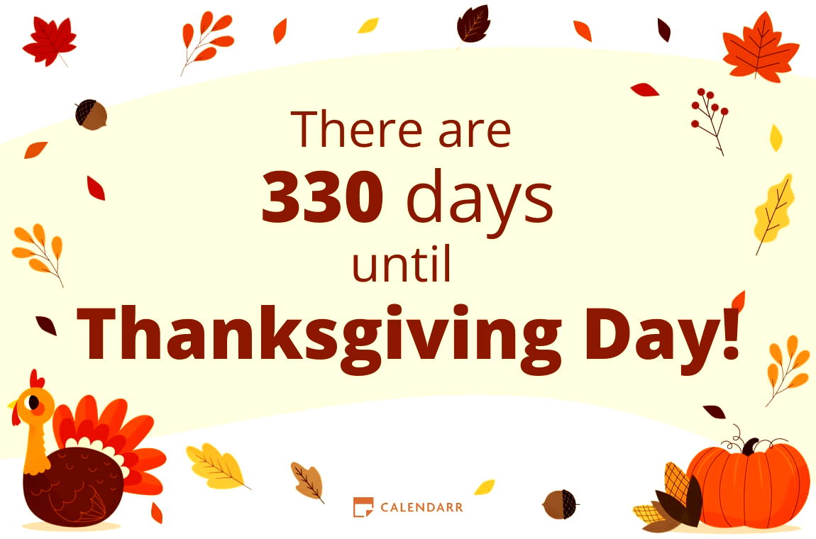 How many days until Thanksgiving Day - Calendarr