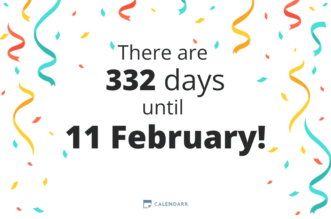 How many days until 11 February - Calendarr