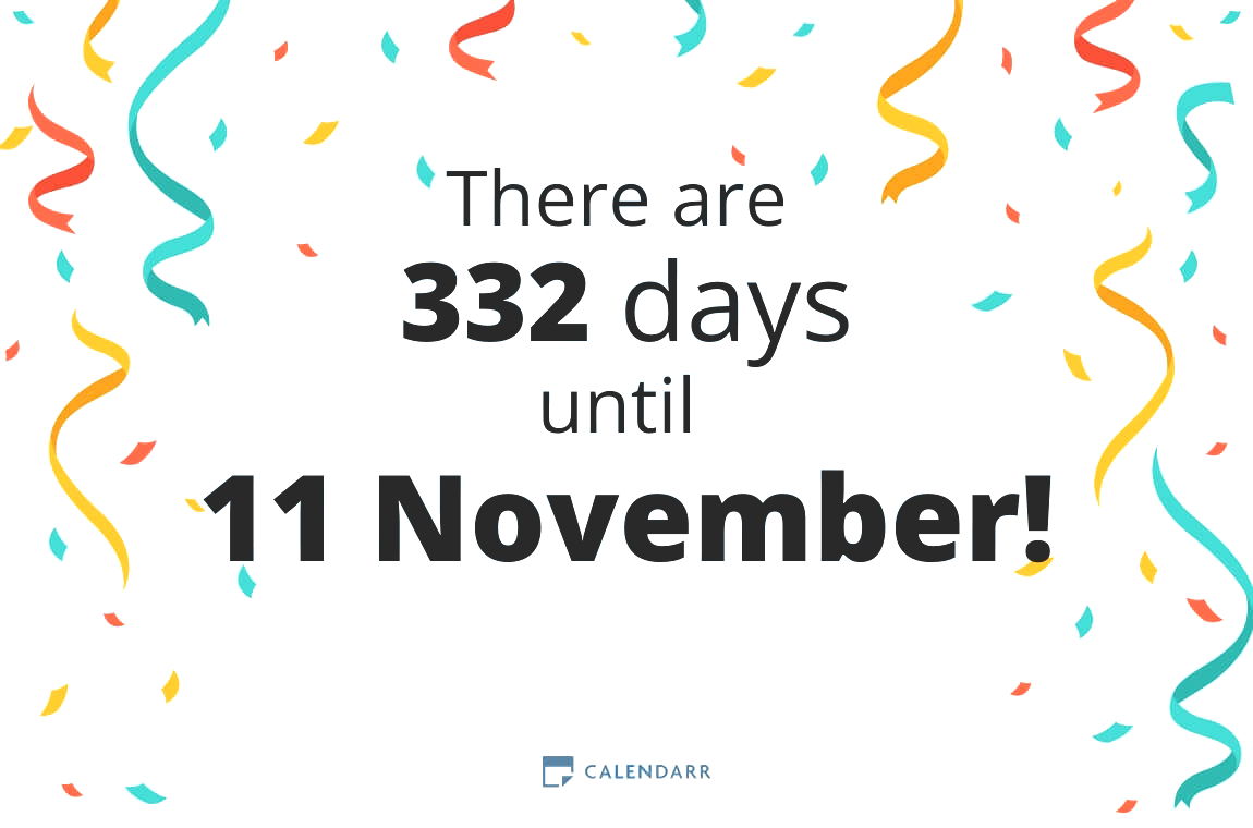 How many days until 11 November - Calendarr