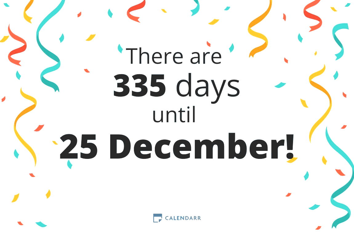 How many days until 25 December - Calendarr