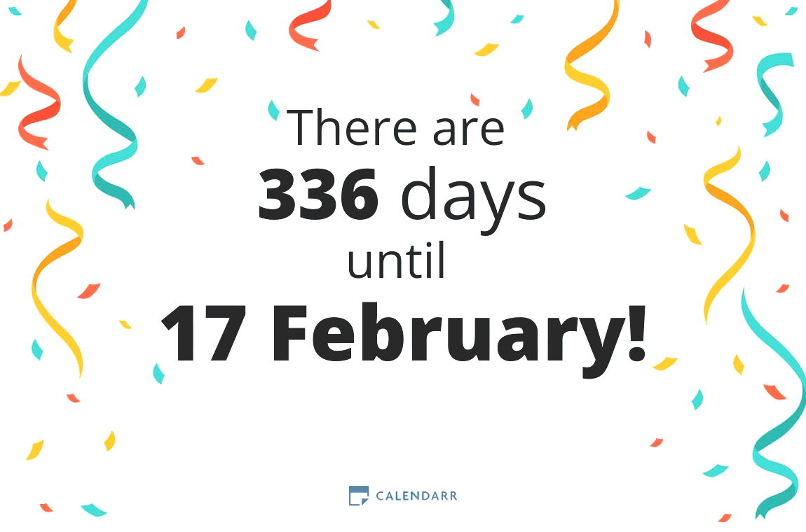 How many days until 17 February - Calendarr