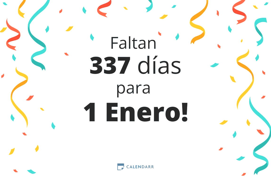 Descubre cuántos días faltan para 1 Enero - Calendarr