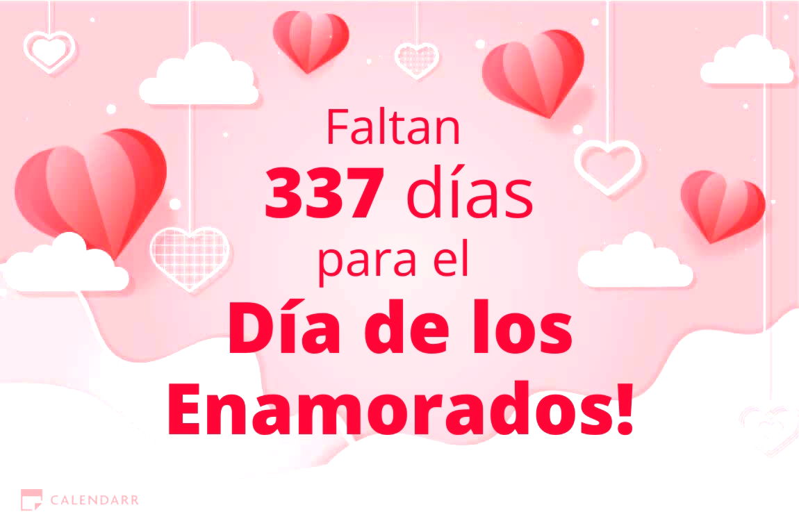 Descubre cuántos días faltan para el Día de los Enamorados - Calendarr