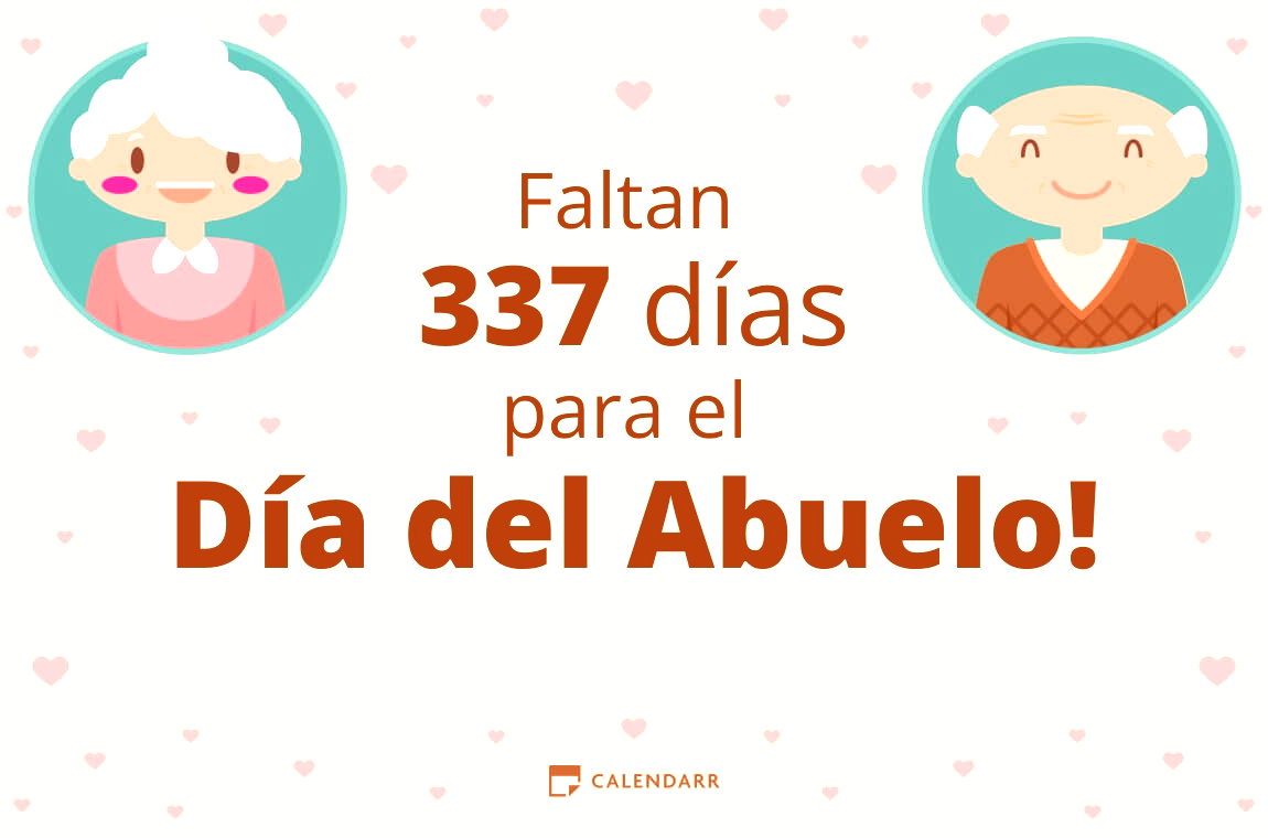 Descubre cuántos días faltan para el Día del Abuelo - Calendarr