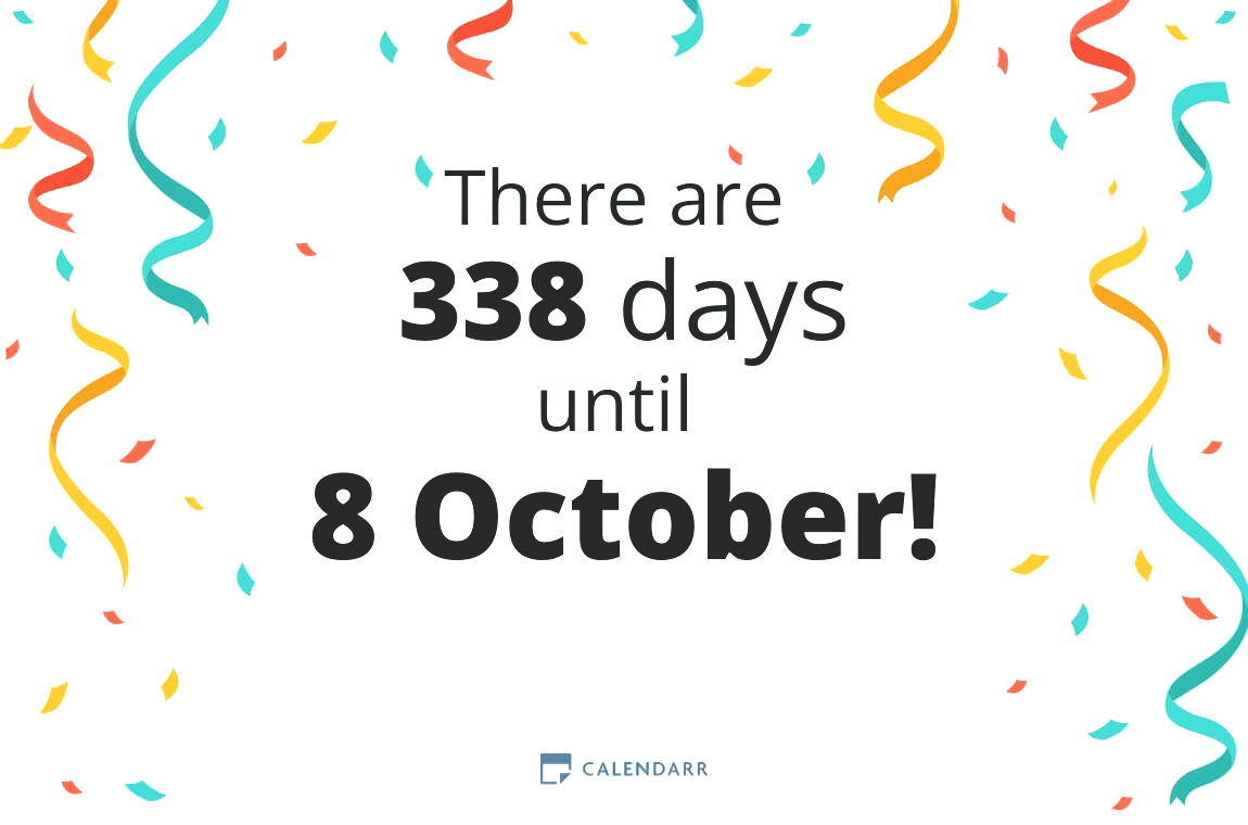 How many days until 8 October - Calendarr