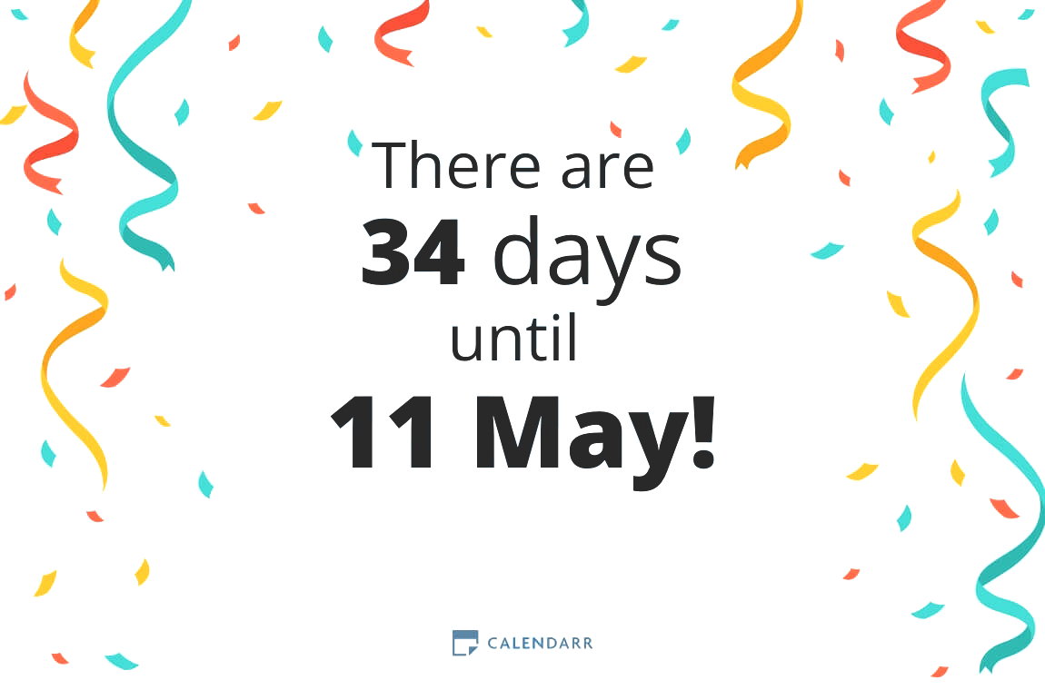 How many days until 11 May - Calendarr
