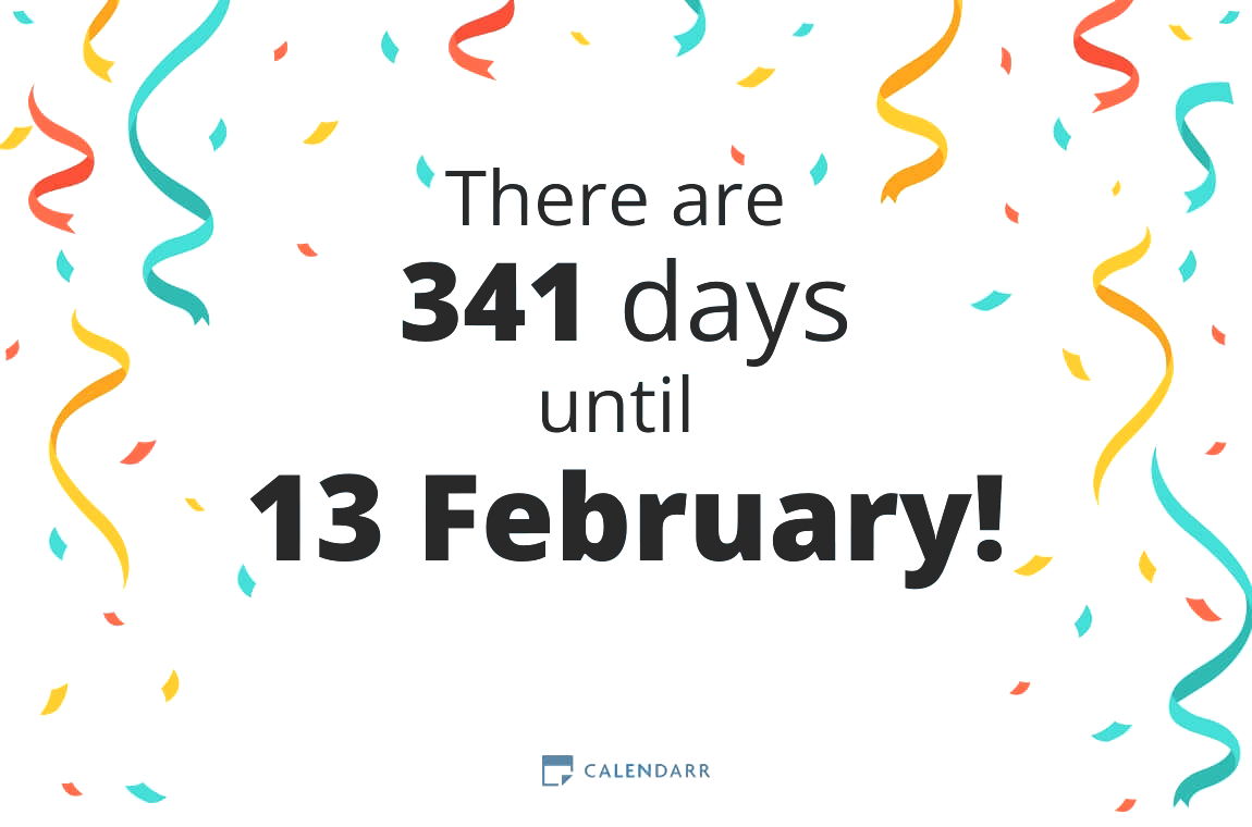 How many days until 13 February - Calendarr