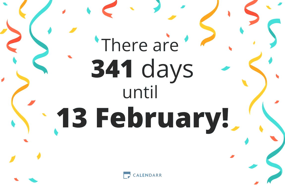 How many days until 13 February - Calendarr