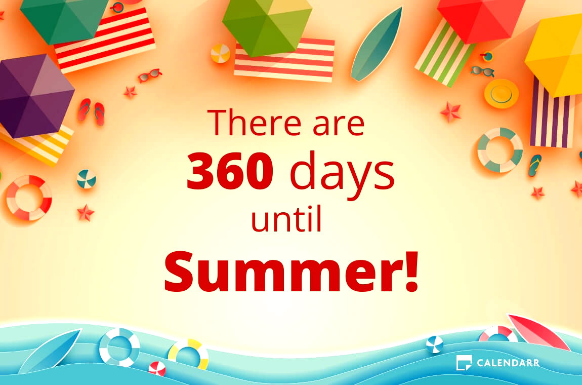 How many days until   Summer - Calendarr