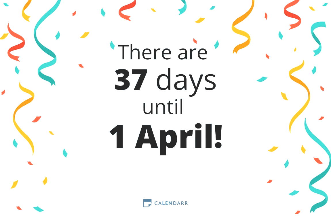 How many days until 1 April - Calendarr