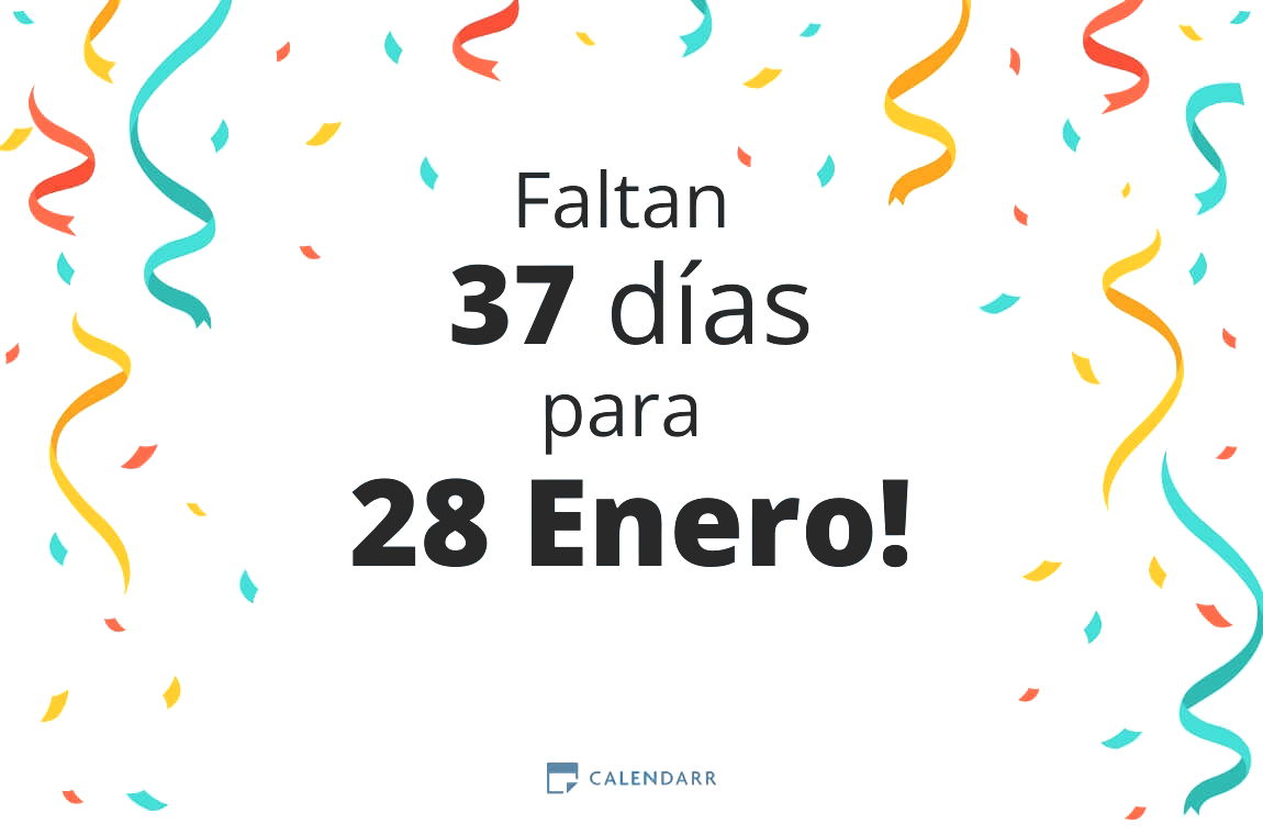 Descubre cuántos días faltan para 28 Enero - Calendarr