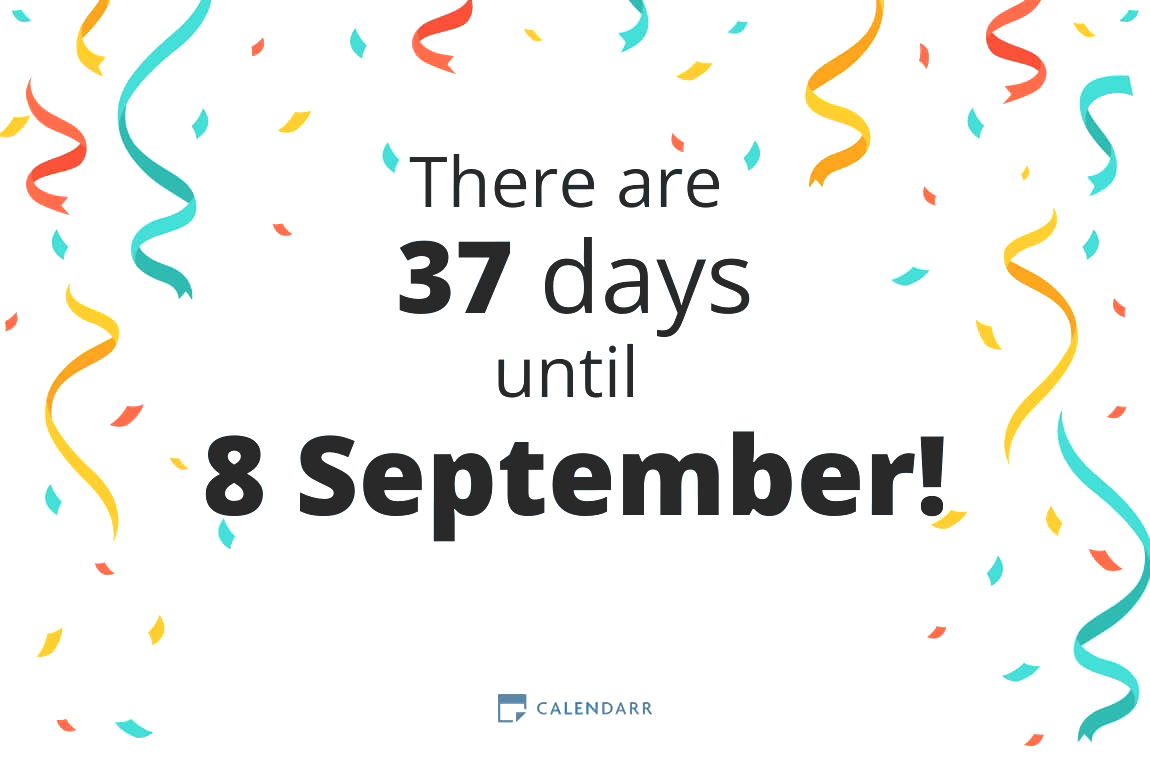 How many days until 8 September - Calendarr