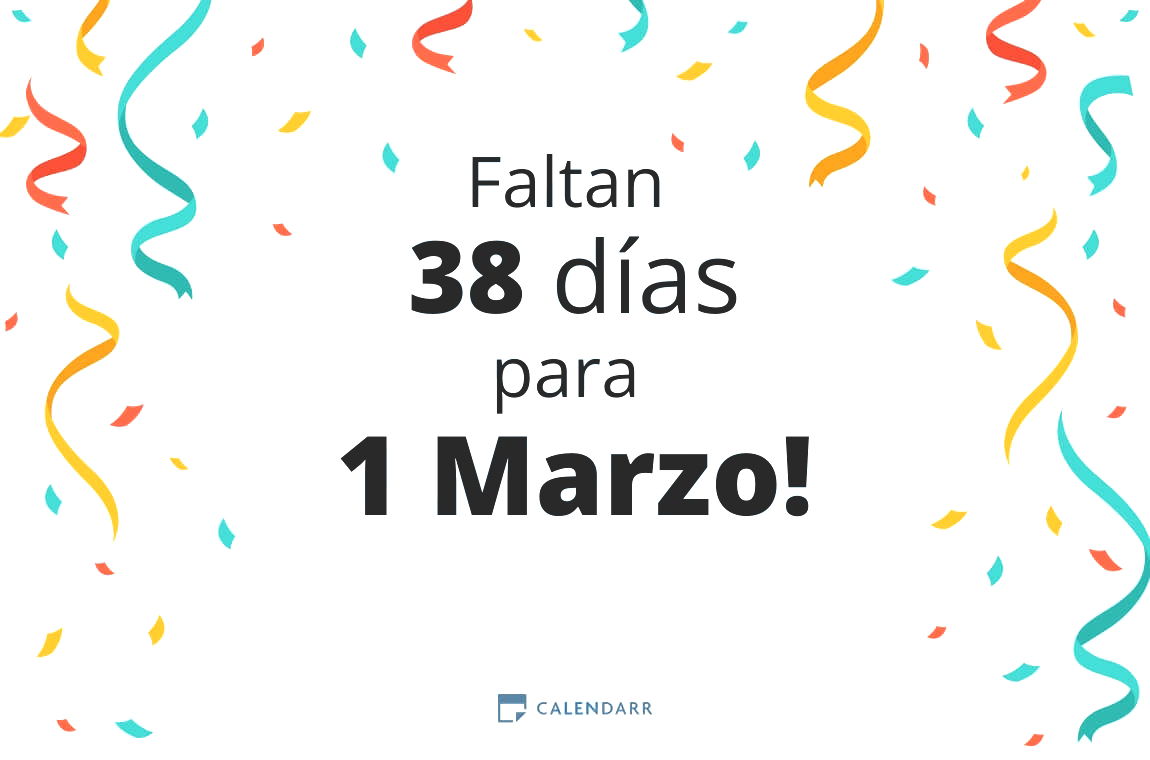 Descubre cuántos días faltan para 1 Marzo - Calendarr