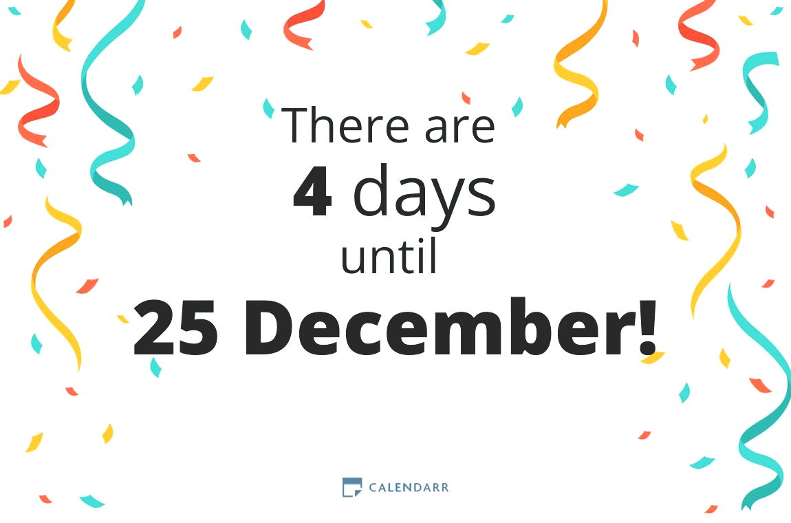 How many days until 25 December - Calendarr