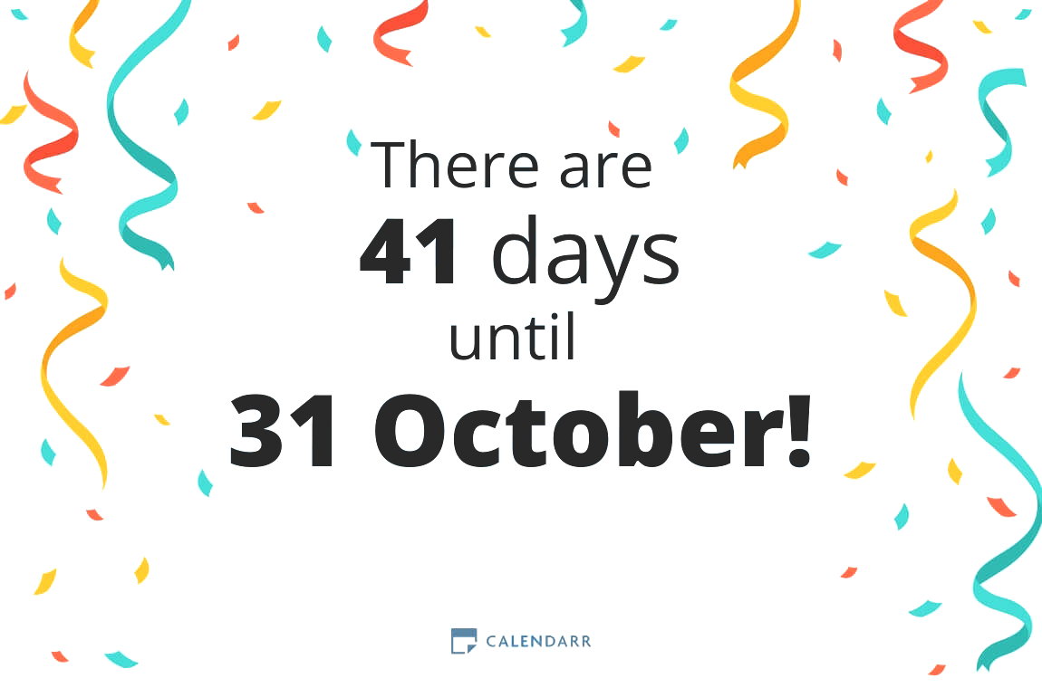 How many days until 31 October - Calendarr