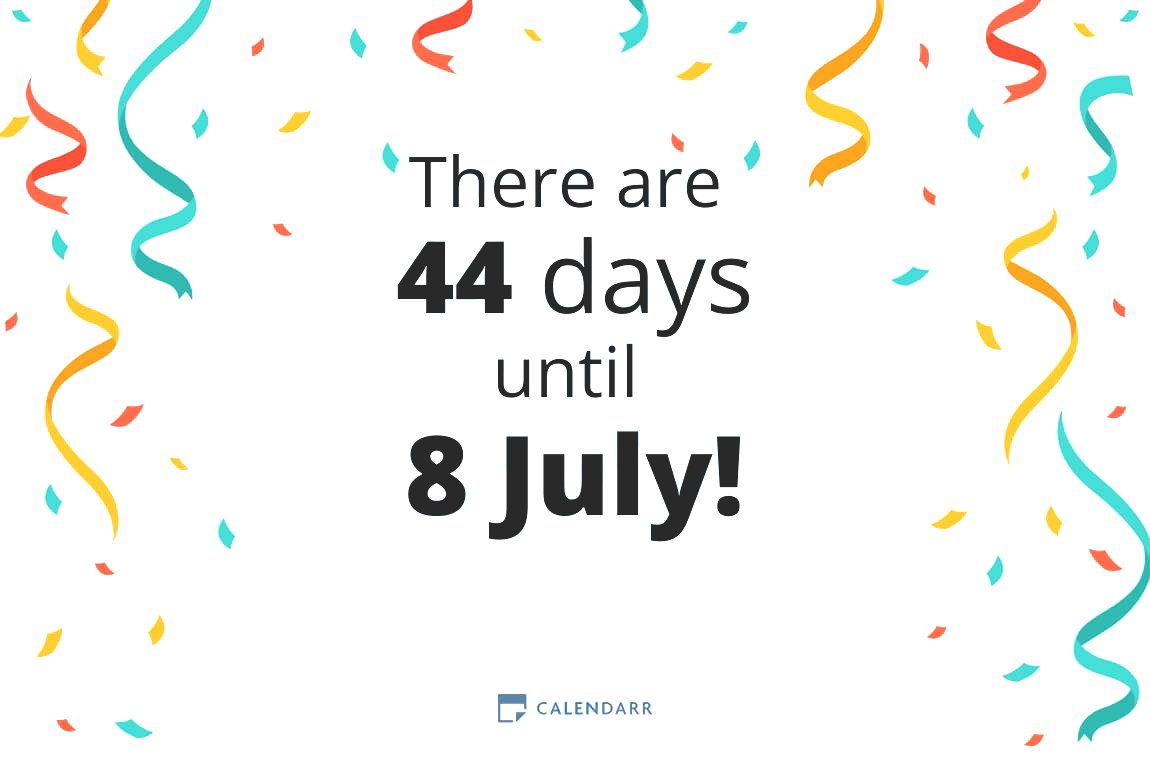How many days until 8 July - Calendarr