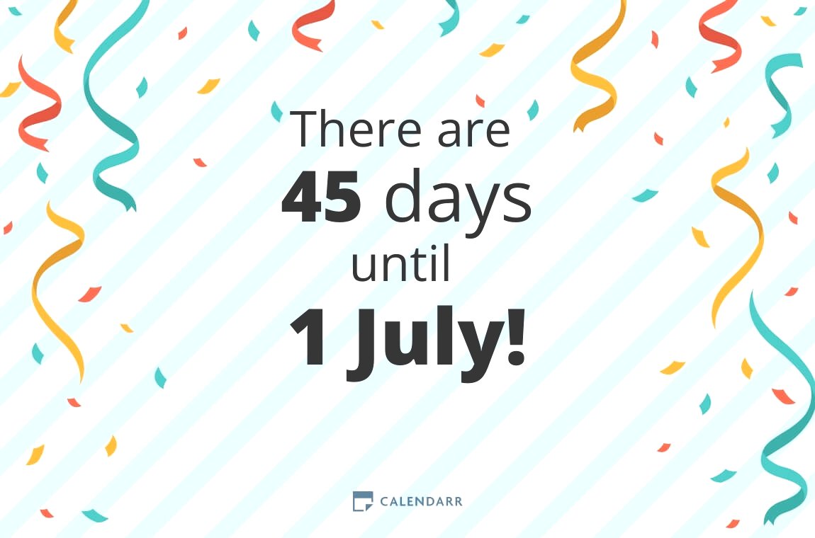 How many days until 1 July - Calendarr