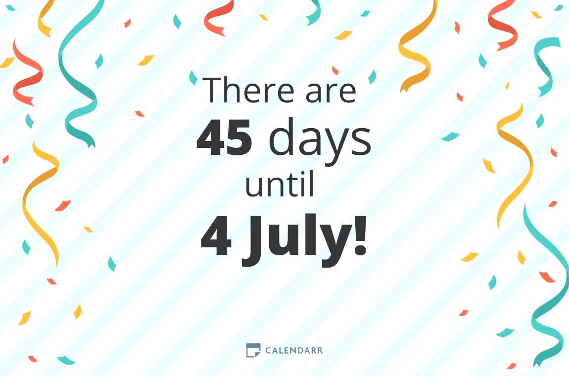 How many days until 4 July - Calendarr