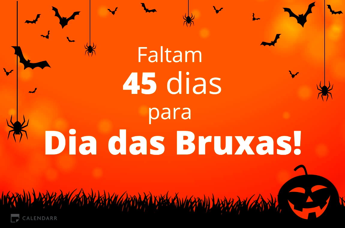 Descobre quantos dias faltam para   Dia das Bruxas - Calendarr