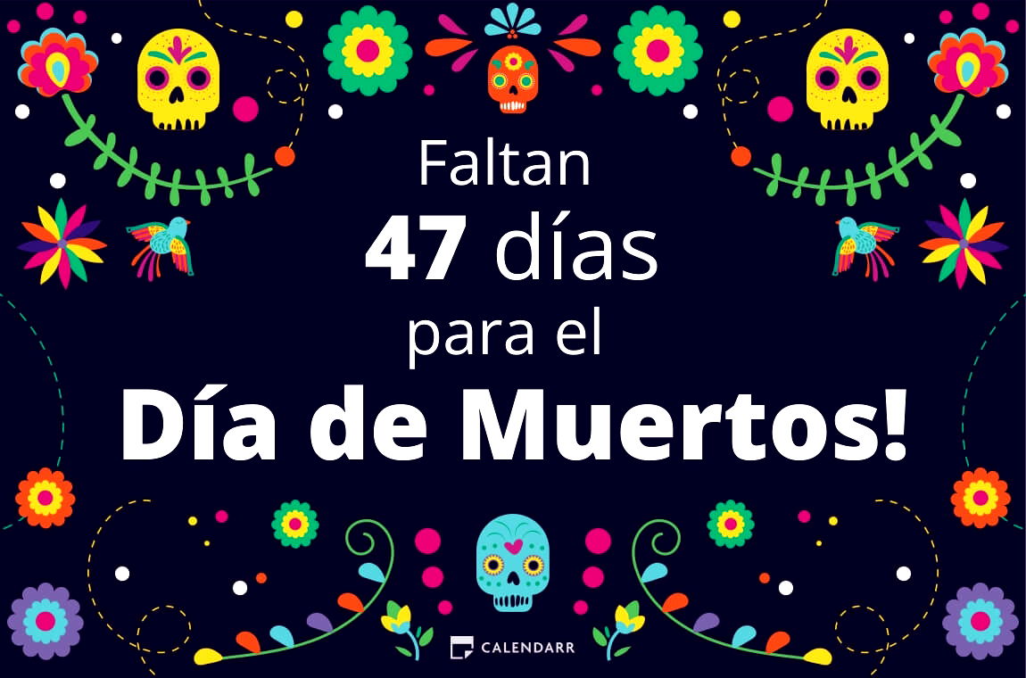 Descubre cuántos días faltan para  el Día de Muertos - Calendarr