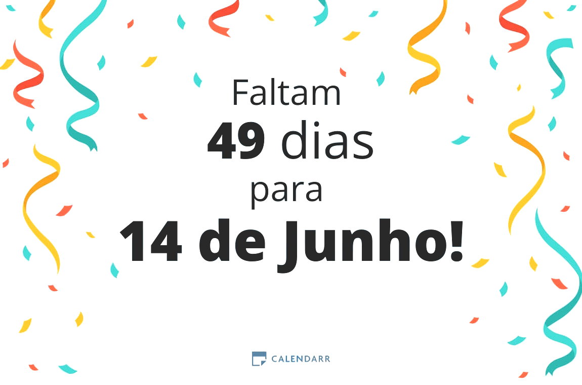 Descubra quantos dias faltam para 14 de Junho - Calendarr