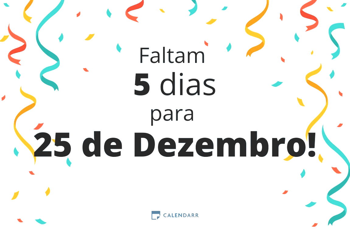 Descubra quantos dias faltam para 25 de Dezembro - Calendarr