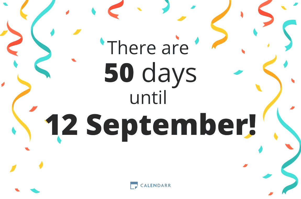How many days until 12 September - Calendarr