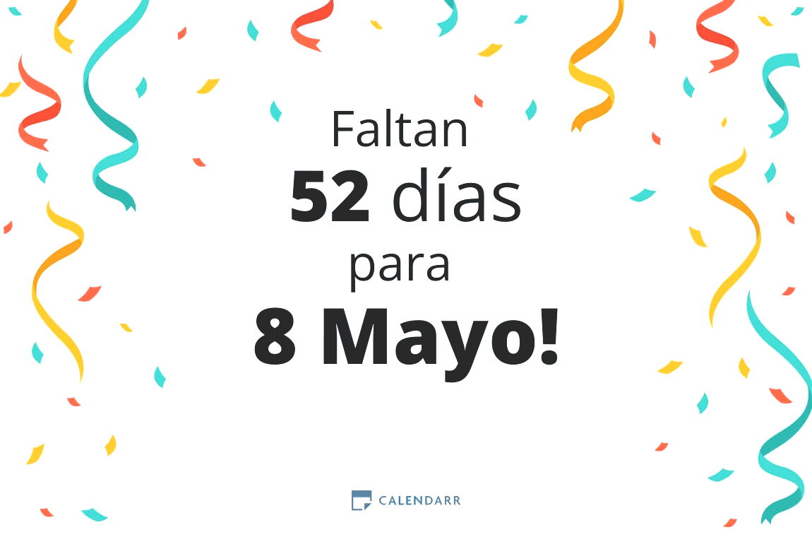 Descubre cuántos días faltan para 8 Mayo - Calendarr