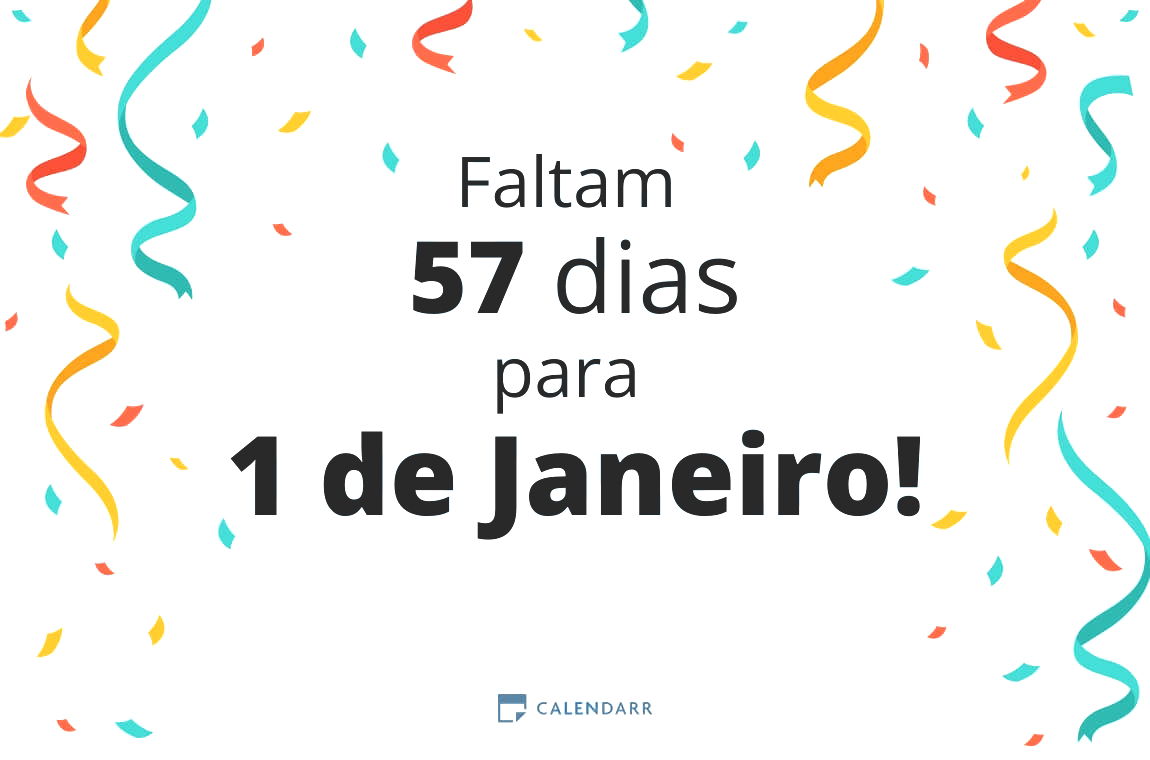 Descubra quantos dias faltam para 1 de Janeiro - Calendarr