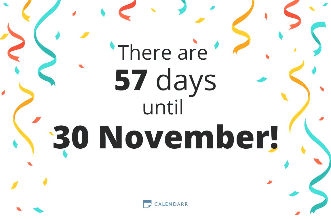 How many days until 30 November - Calendarr