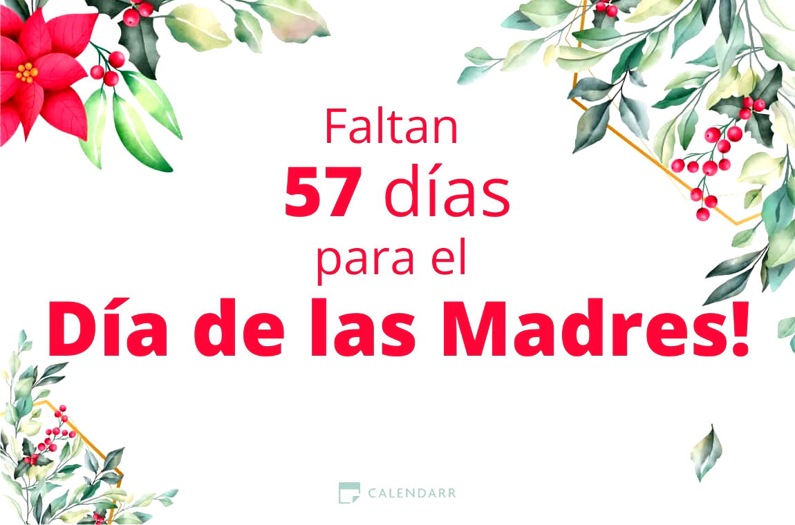 Descubre cuántos días faltan para  el Día de las Madres - Calendarr