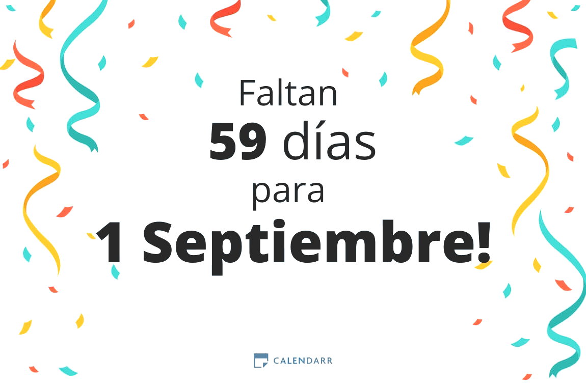 Descubre cuántos días faltan para 1 Septiembre - Calendarr