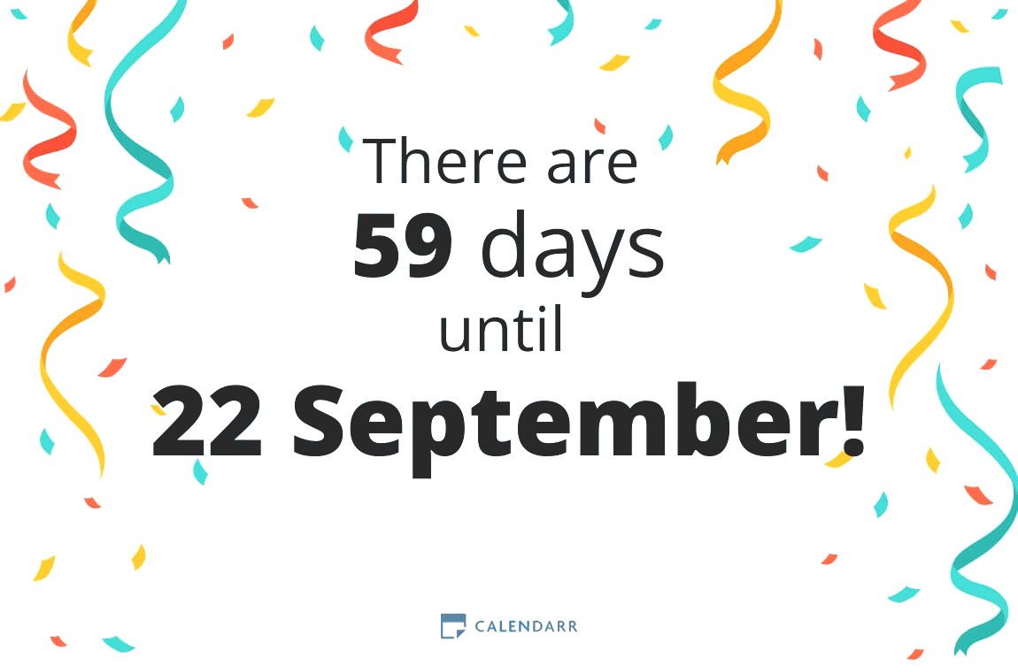 How many days until 22 September - Calendarr