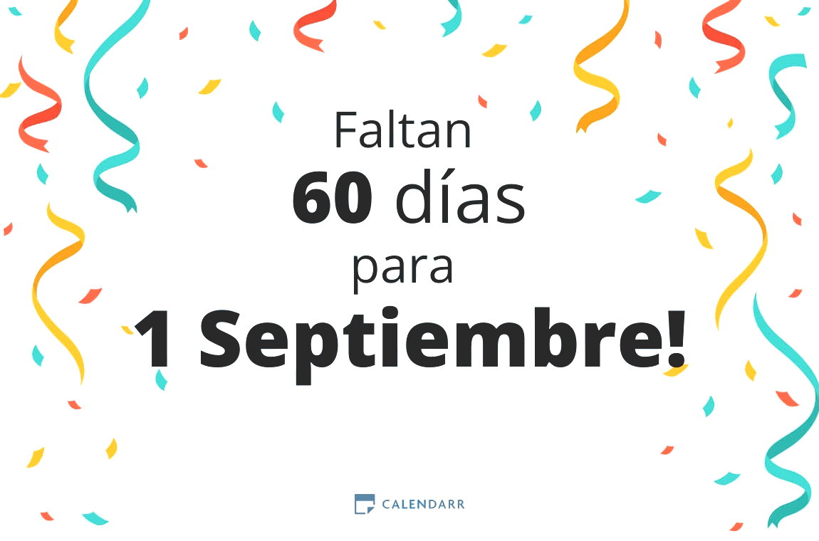 Descubre cuántos días faltan para 1 Septiembre - Calendarr