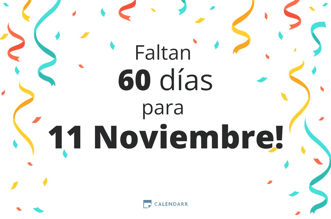 Descubre cuántos días faltan para 11 Noviembre - Calendarr